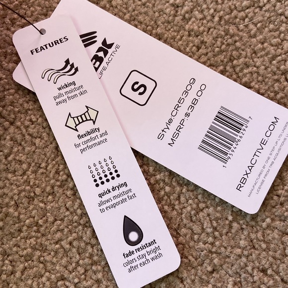 RBX Purple Active Shorts with Lining Size Small *New* - Picture 2 of 4